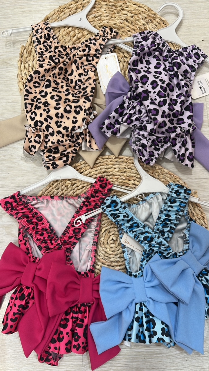 COSTUME INTERO MACULATO CON FIOCCHI