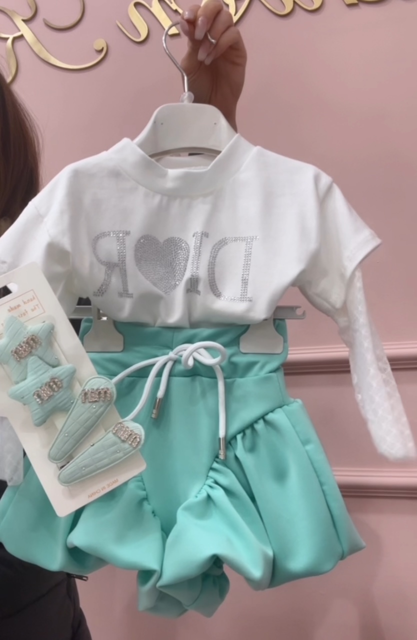 GONNA PANTALONCINO COTONE ELASTICIZZATO