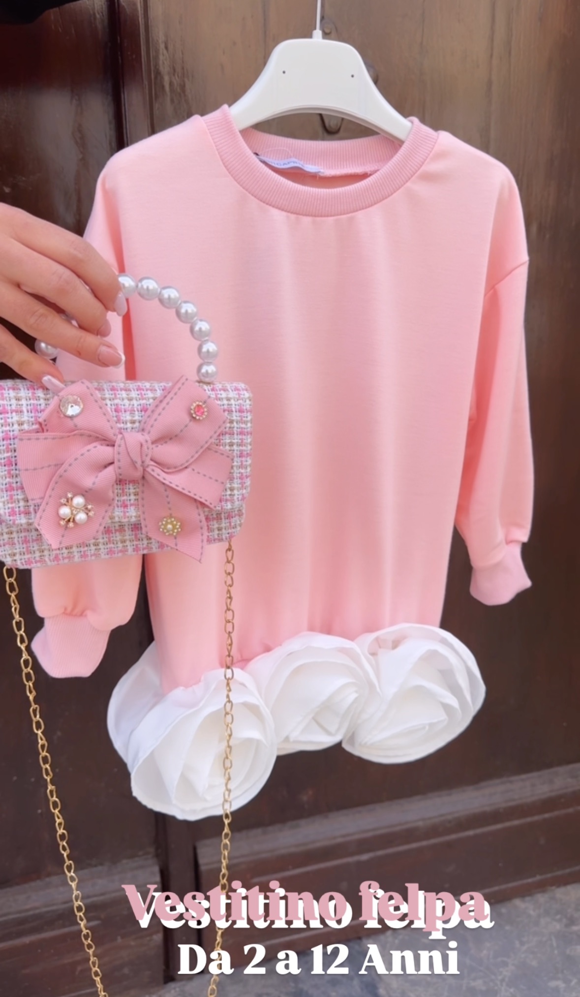 VESTITINO IN FELPA GARZATA